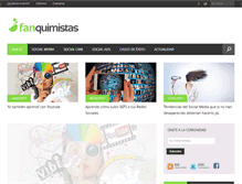 Tablet Screenshot of fanquimistas.com